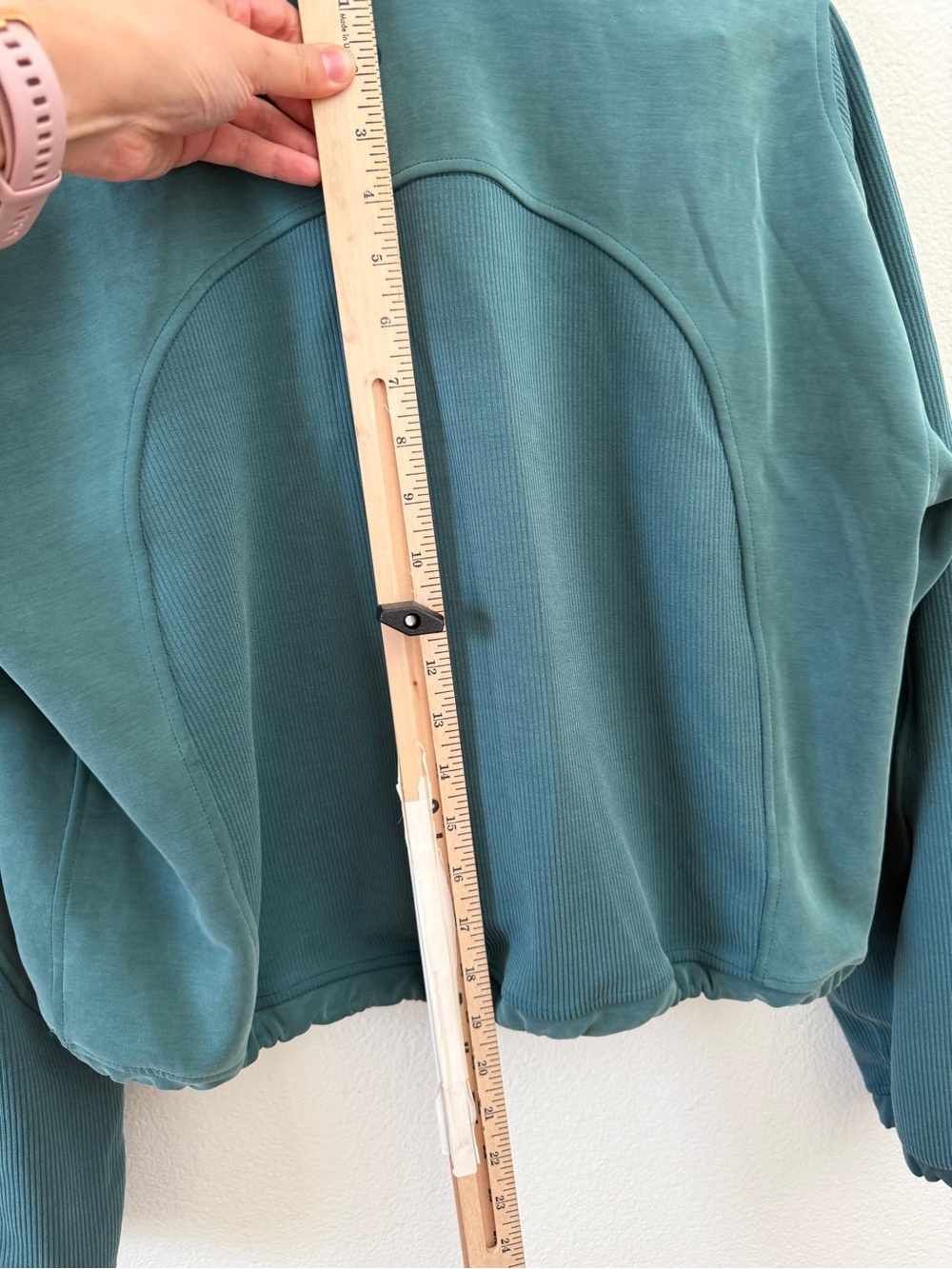 Lululemon Brushed Softstreme Ribbed Half Zip size 8 - Picture 8 of 9